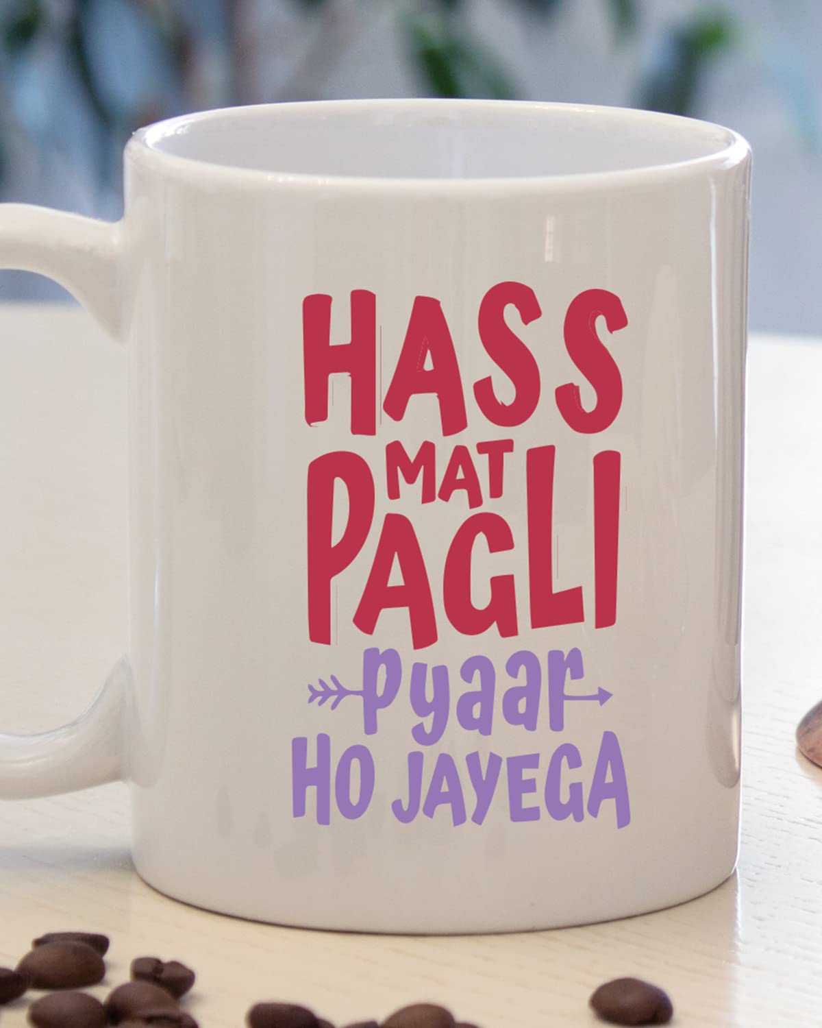 HASS MAT PAGLI Coffee Mug - Gift for Friend, Birthday Gift, Birthday Mug, Printed with Funny & Funky Dialogues, Bollywood & Web Series Mugs, Funny Mugs