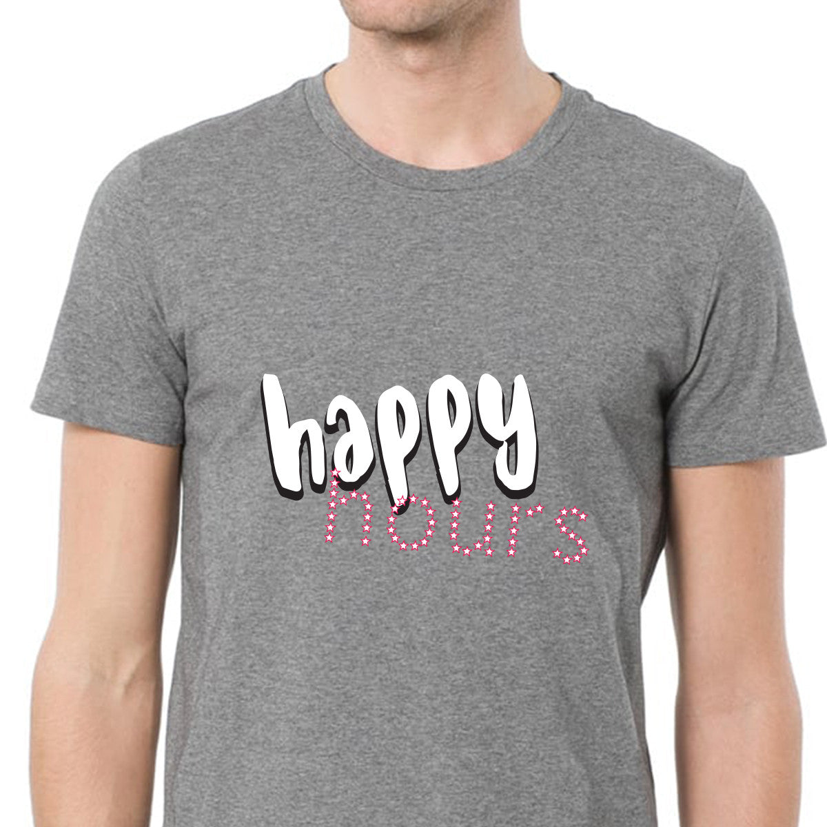 Happy Hours Grey T-shirt
