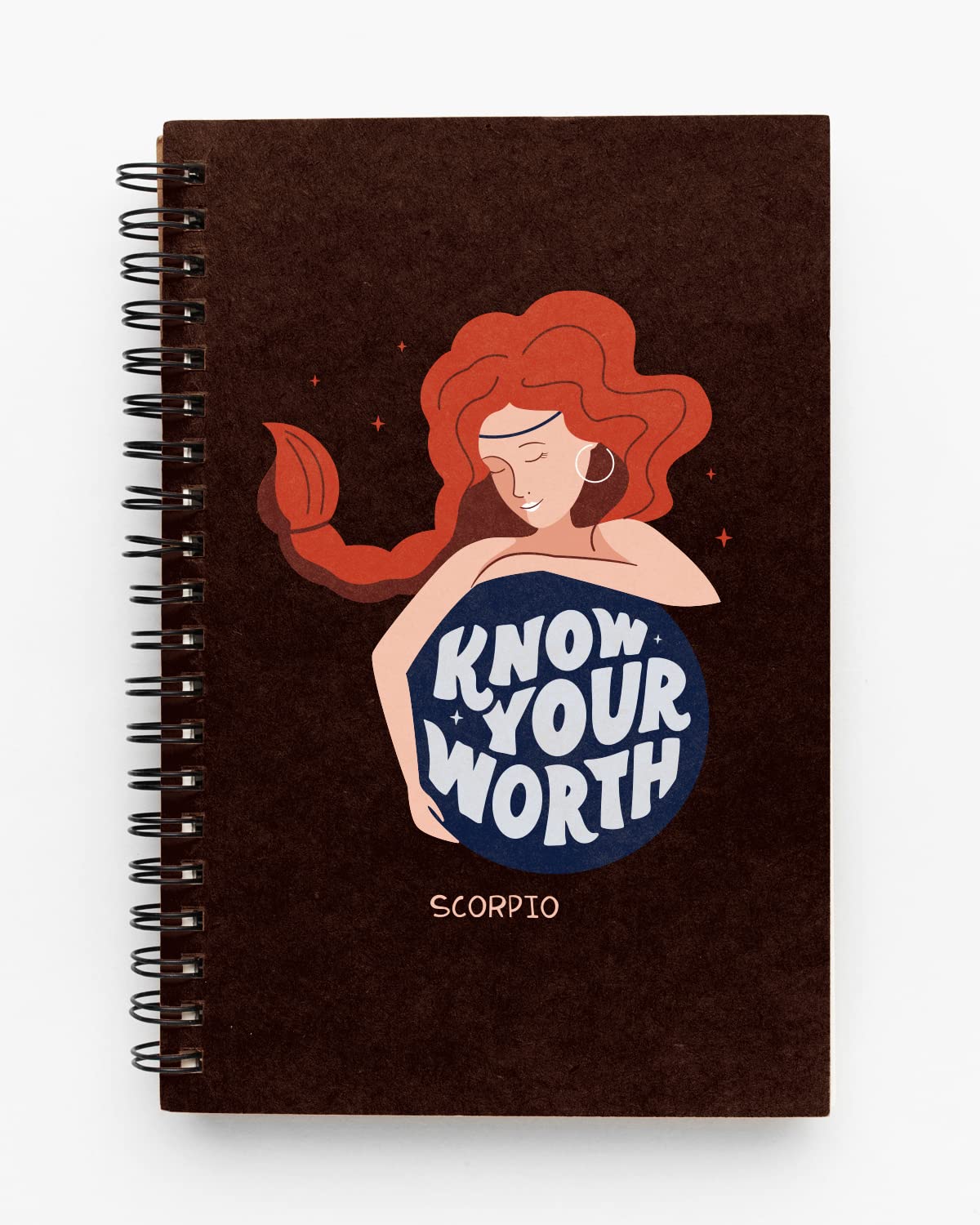 Scorpio - Know Your Worth Spiral Notebook