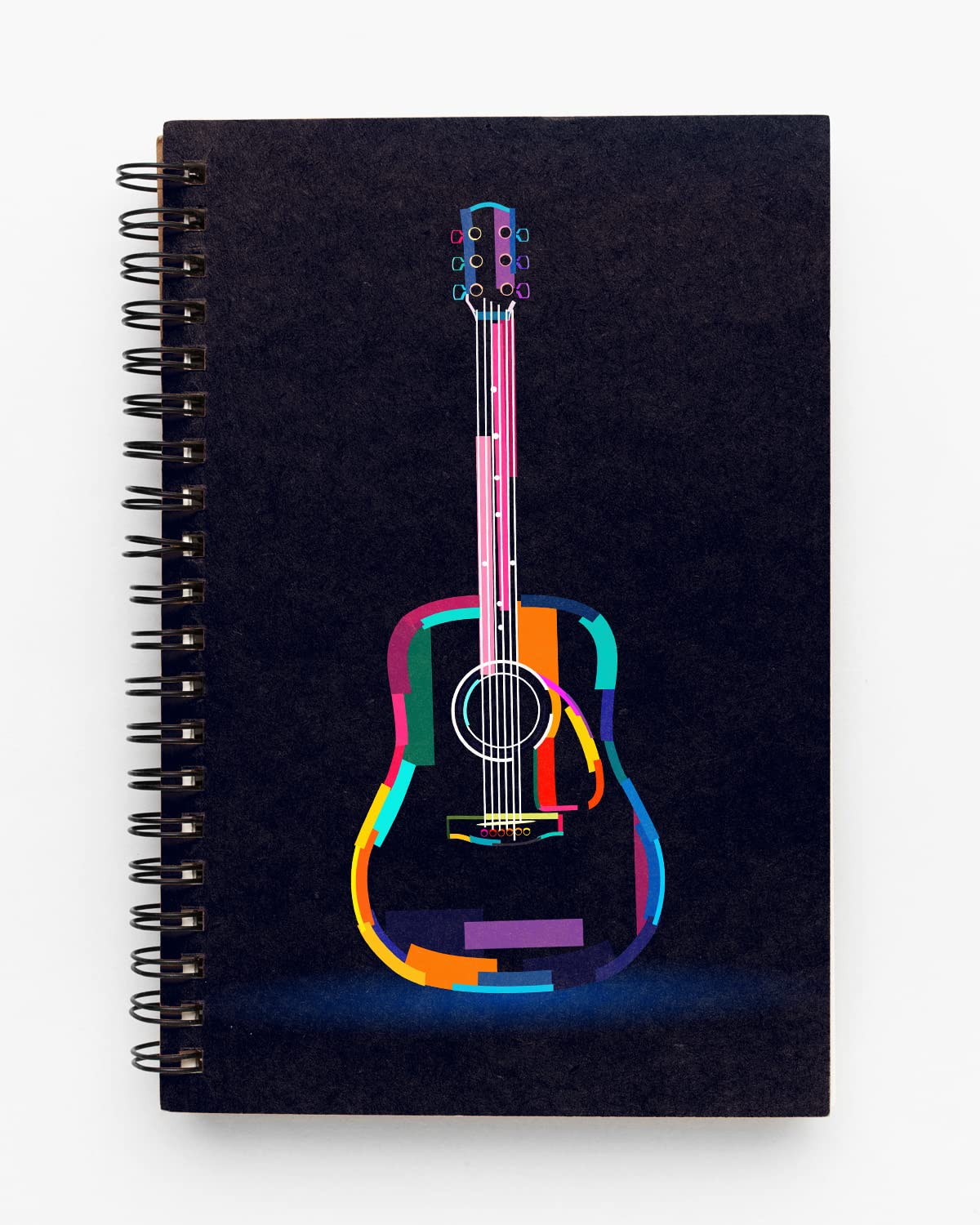 Abstract Guitar Spiral Notebook