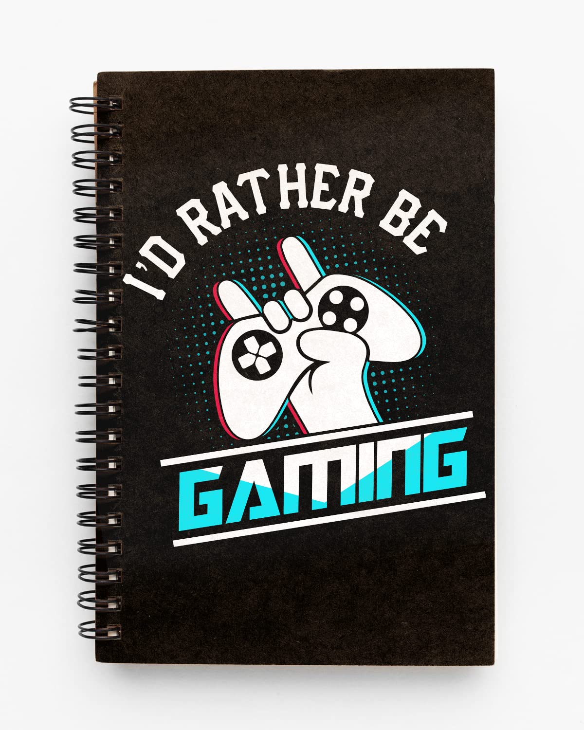 I'd Rather Be Gaming Spiral Notebook
