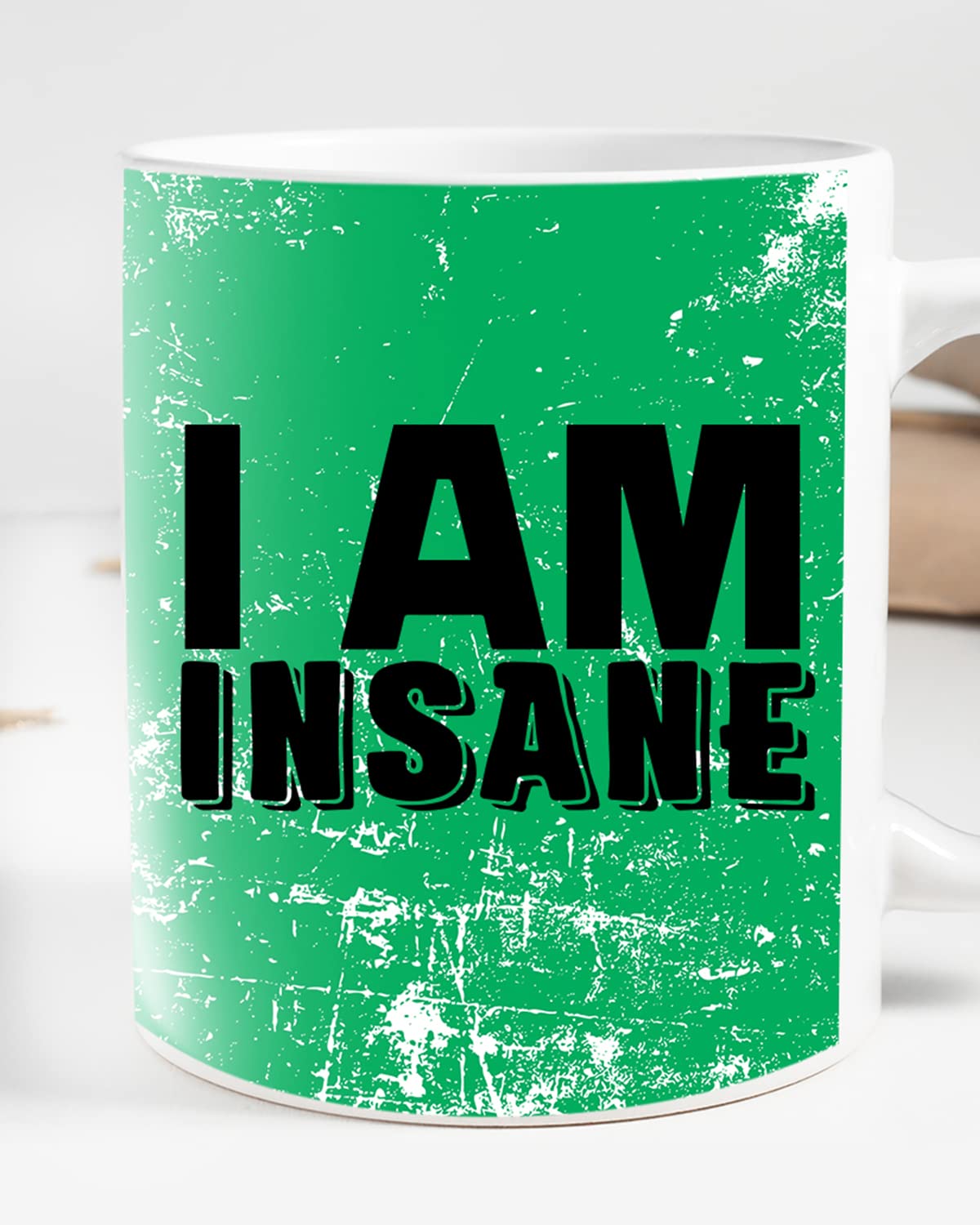 I AM Insane Coffee Mug - Gift for Friend, Birthday Gift, Birthday Mug, Sarcasm Quotes Mug, Mugs with Funny & Funky Dialogues, Bollywood Mugs, Funny Mugs for Him & Her