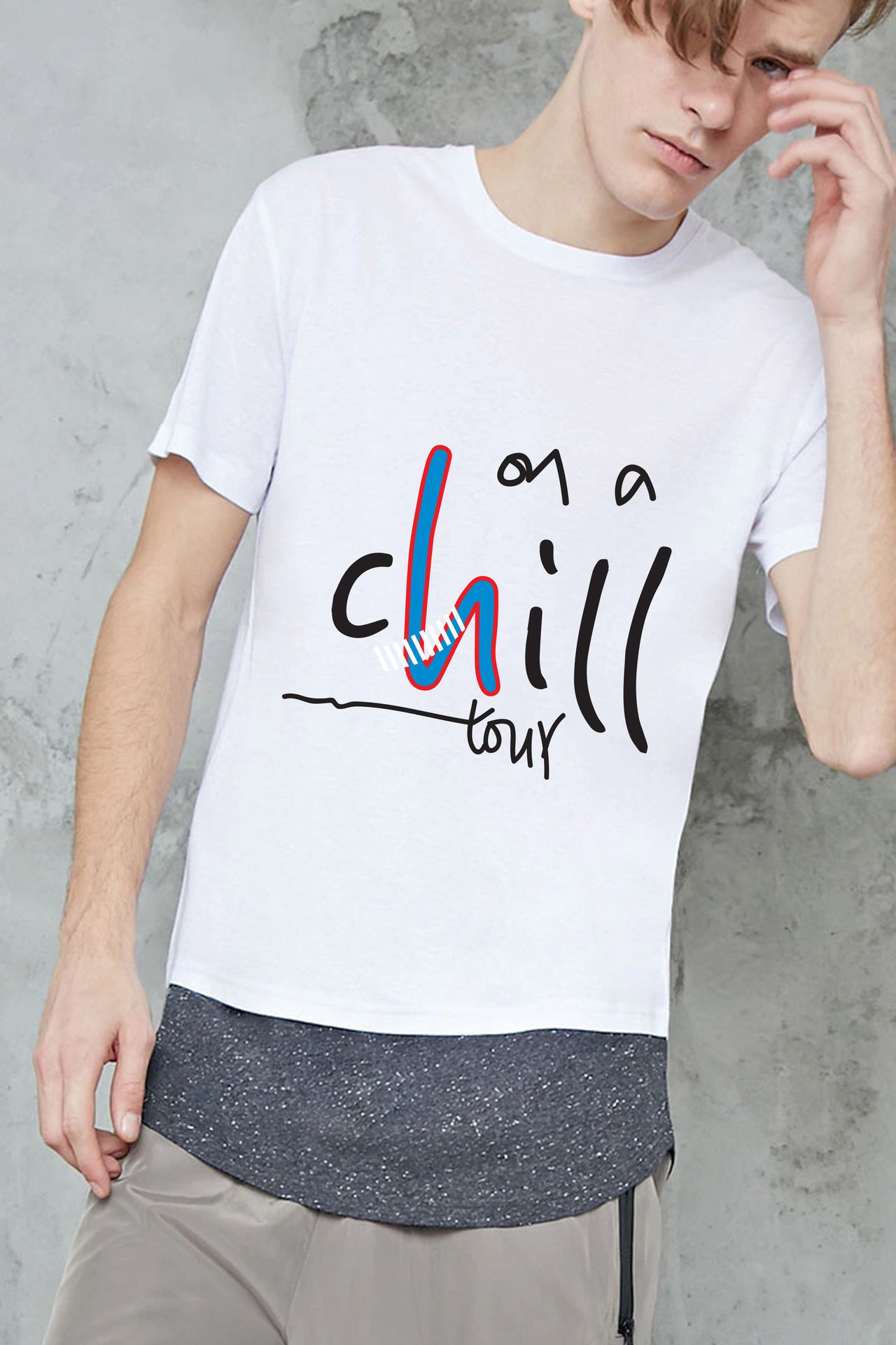 On a Chill Tour Round Neck T-shirt